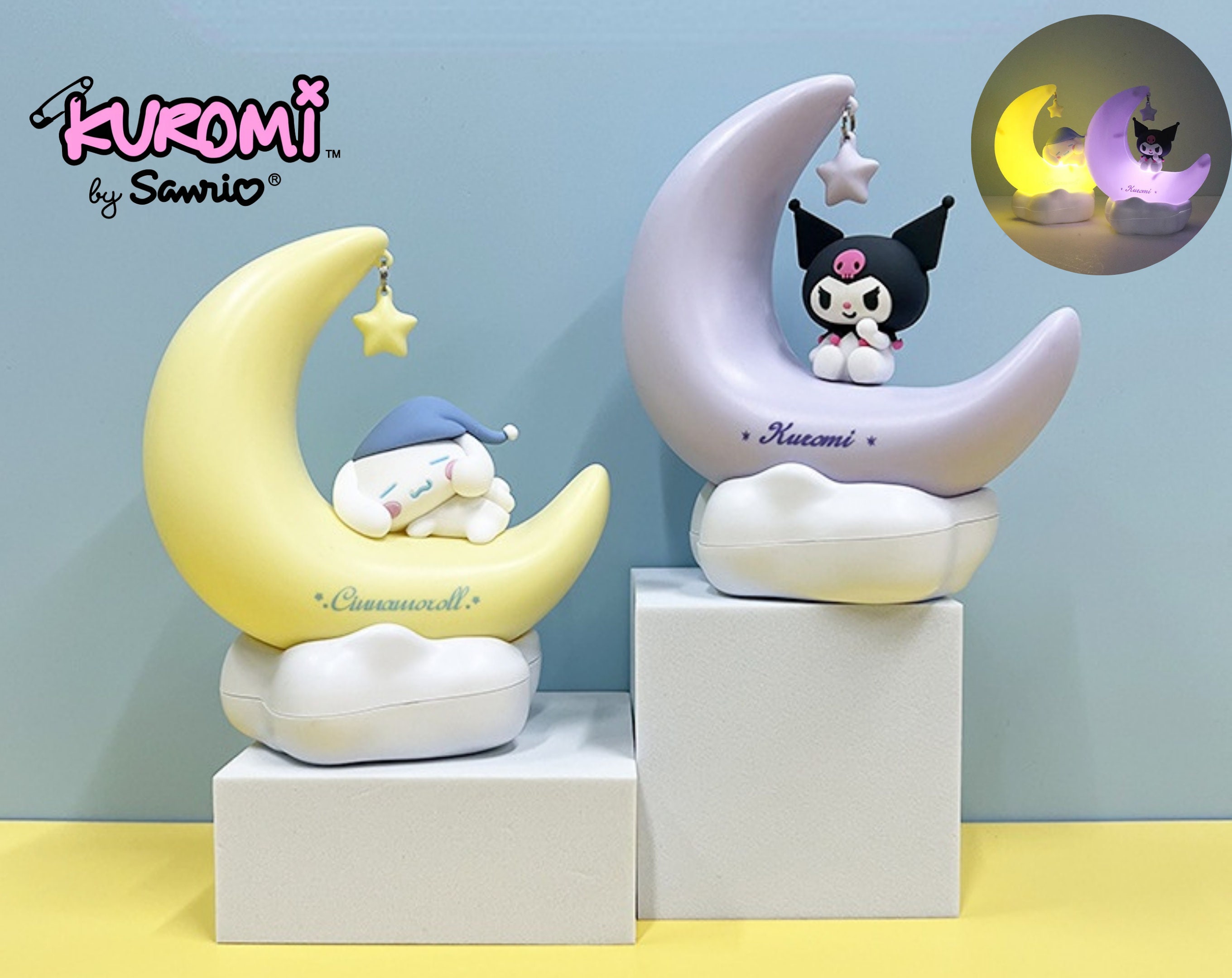 Kuromi Night Lamp Cinnamoroll Night Lamp Mymelody Night - Etsy