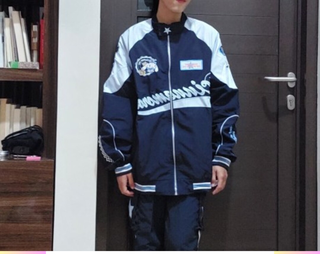 Cinnamoroll Racer Jacket Y2K Cinnamoroll Varsity Style Etsy