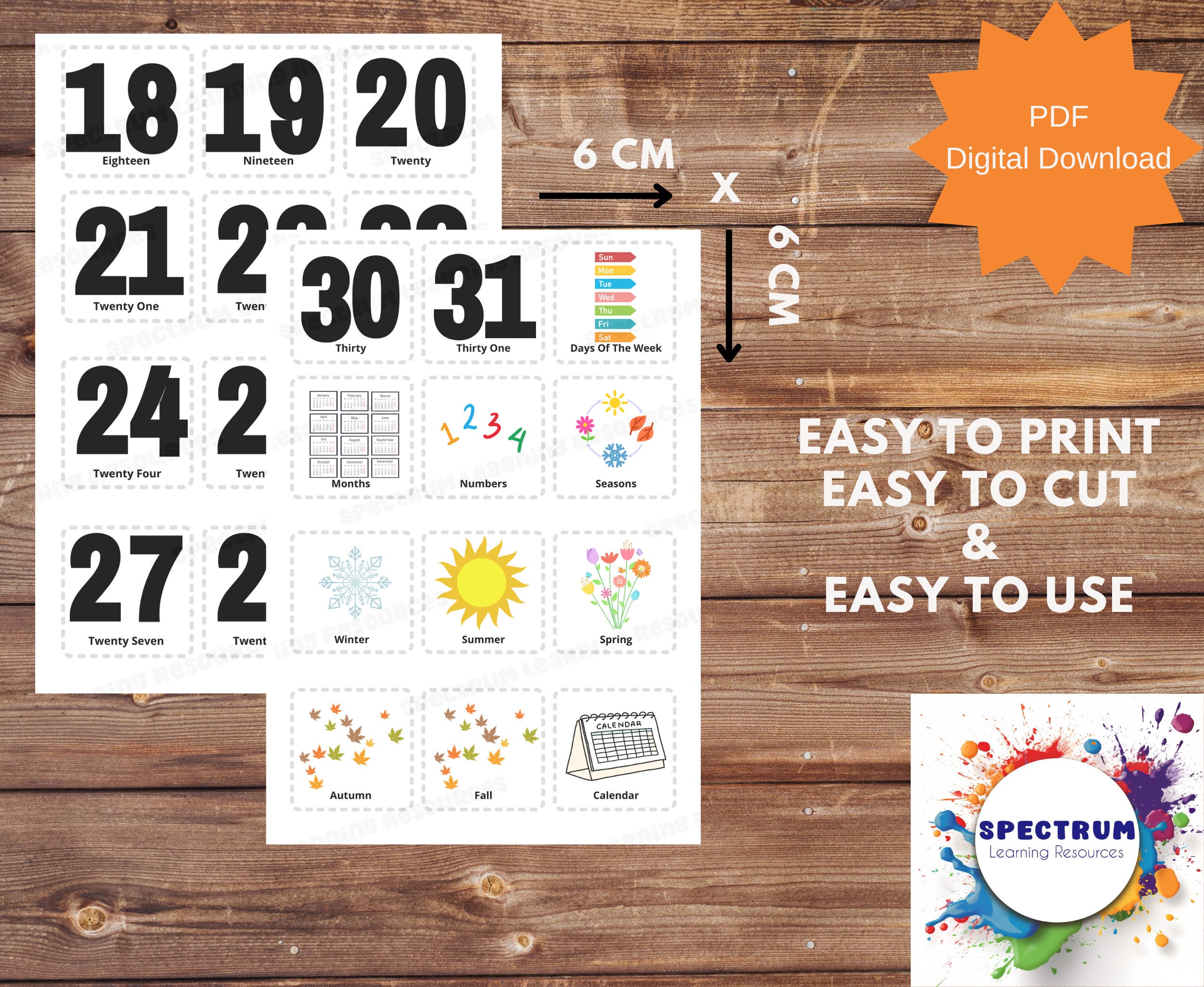 Calendar PEC Cards Daily Routine Planner to Day is Etsy Australia