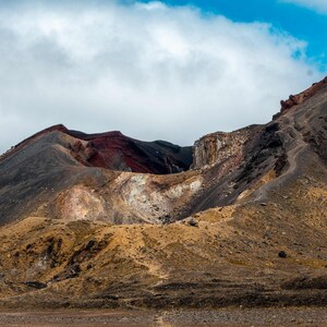 Digital Print Download | Original Photography | Red Crater, Tongariro Alpine Trail, New Zealand | Landscape Art Print | Nature Home Decor