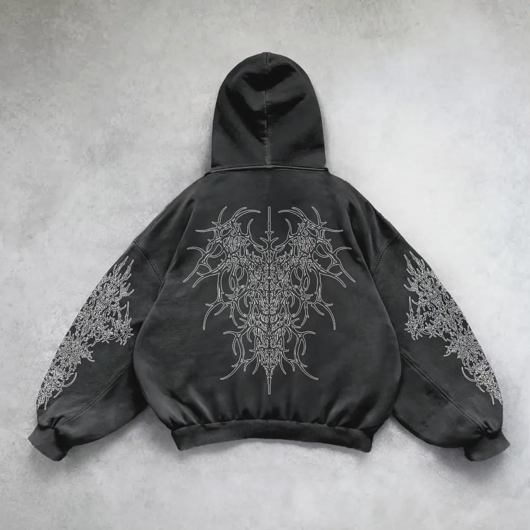 Roman Catcher ヘビーウェイトパーカー opium hoodie 🧠Vintage Opium Hoodie Japan Style Y2K