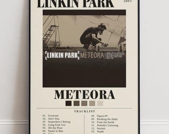 Vintage 2001 Linkin Park Poster Funky Enterprises #3575 Rock Band