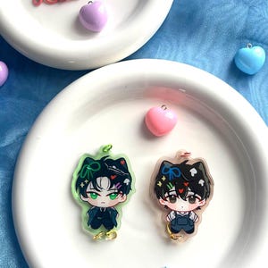 Little Mushroom Linking Keychains - An Zhen, Lu Feng