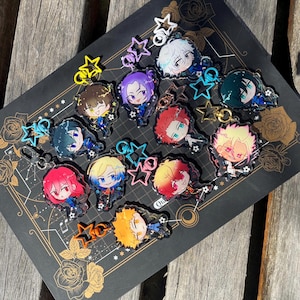 Blue Strikers Keychains - Isagi, Bachira, Reo, Nagi, Chigiri, Kunigami, Rin, Sae, Shidou, Kaiser, Ness