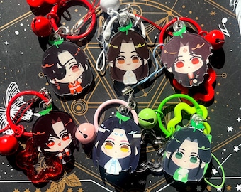 MXTX-sleutelhangers - Hua Cheng, Xie Lian, Luo Binghe, Shen Qingqiu, Lan Wanji, Wei Wuxian