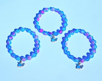 Blue Whale Charm Bracelet