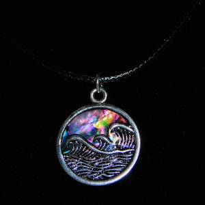 Ocean pendant necklace