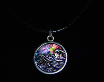 Ocean pendant necklace
