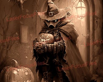 Laser Burn PNG | 3D Illusion | Laser Cut File | Laser Engrave File | Laser Digital Design File | Halloween | Pumpkin | October | Haunted