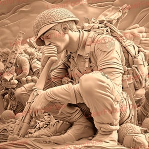Laser Cut File | 3D Illusion | Laser Burn PNG | Laser Engrave File | Laser Digital Design File | War | American | Patriotic | Aircraft | USA