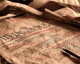 Laser Engrave File | Laser Burn PNG | 3D Illusion | Laser Cut File | Laser Digital Design File | We the People | Patriotic | Constitution