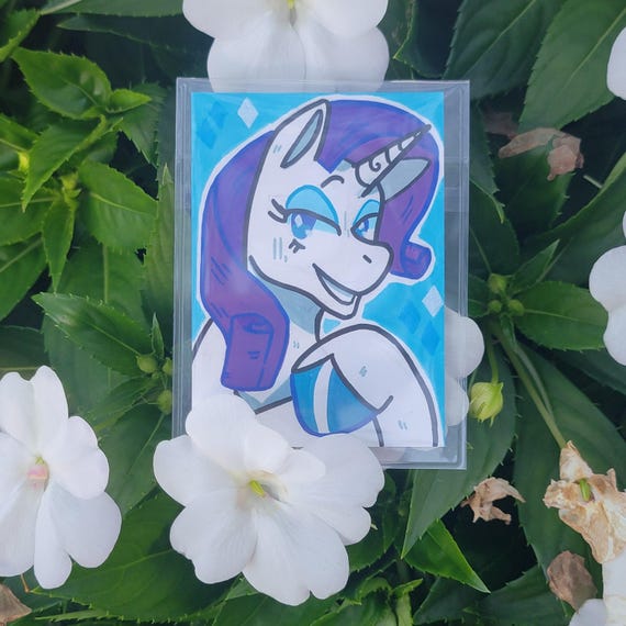 Rarity Trading Card| My Little Pony| Gen 4 - Etsy