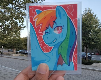 Rainbow Dash Trading Card| My Little Pony| Gen 4