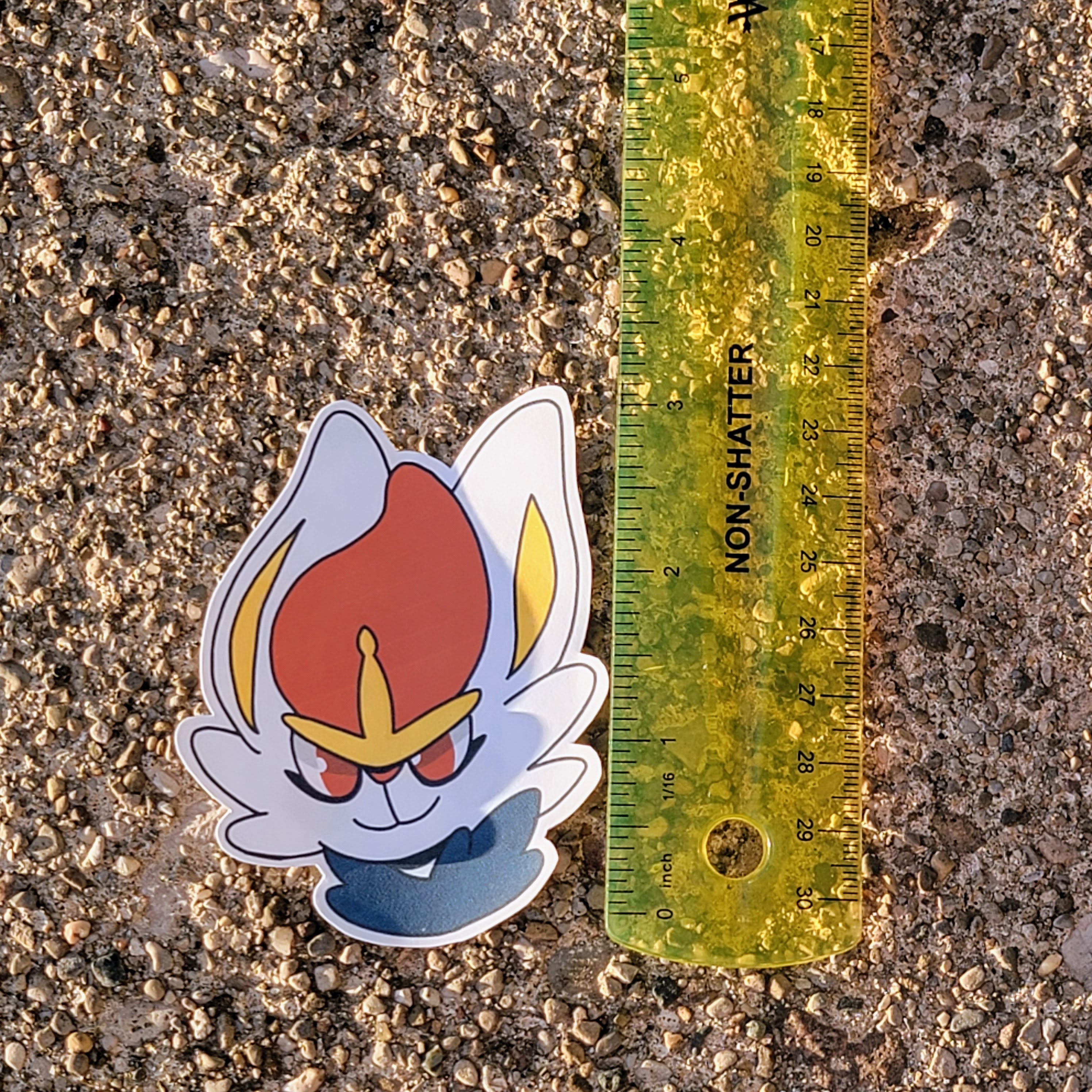 Cinderace Sticker|pokemon|sword and Shield|gen 8 - Etsy