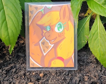 Apple Jack Trading Card| My Little Pony| Gen 4 - Etsy