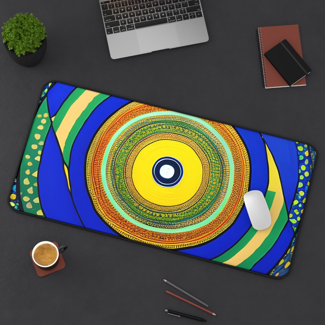 Modern Art Gaming Mousepad Large Desk Matt Mouse Pad Art Etsy