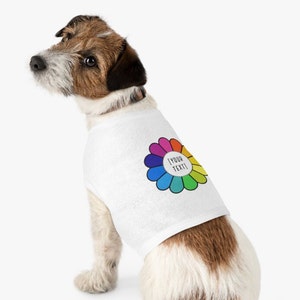 Custom Dog Sweater - Takashi Murakami flower