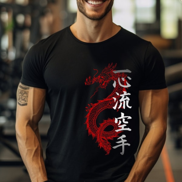 Isshinryu Karate Red Dragon Softstyle T-Shirt