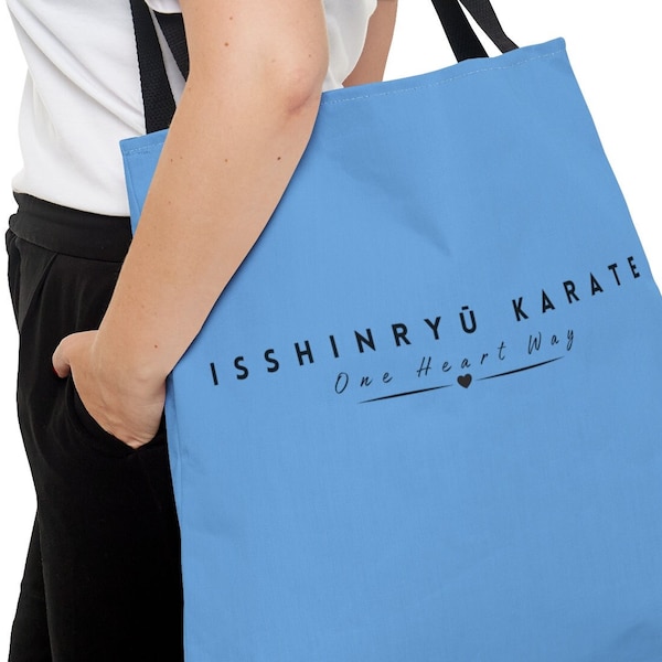 Isshinryu Minimalist Light Blue Tote Bag