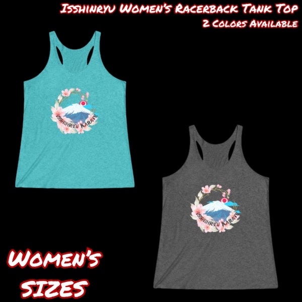 Isshinryu Karate Women's Tri-Blend Racerback Tank