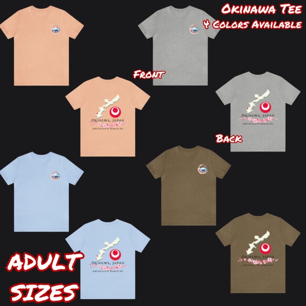 Adult Isshinryu Okinawa Cherry Blossom Tee