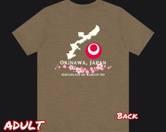 Adult Isshinryu Okinawa Cherry Blossom Tee