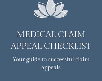 Comprehensive Medical Claim Appeal Checklist - Digital Download