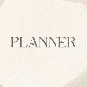 Planner - Etsy