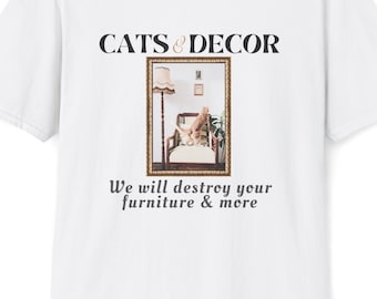 Funny Cat Unisex T-Shirt Ethically Made Organic Cat Lovers