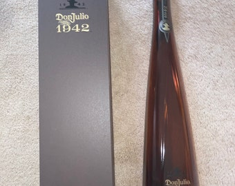 Don Julio 1942 Empty Tequila Bottle with Box & Cork FREE SHIPPING