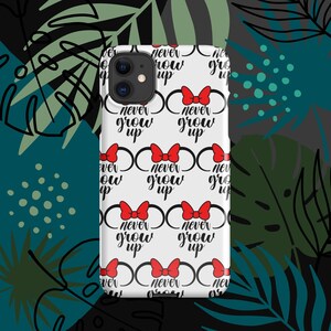 NEVER GROW UP Disney/Minnie Snap case for iPhone®