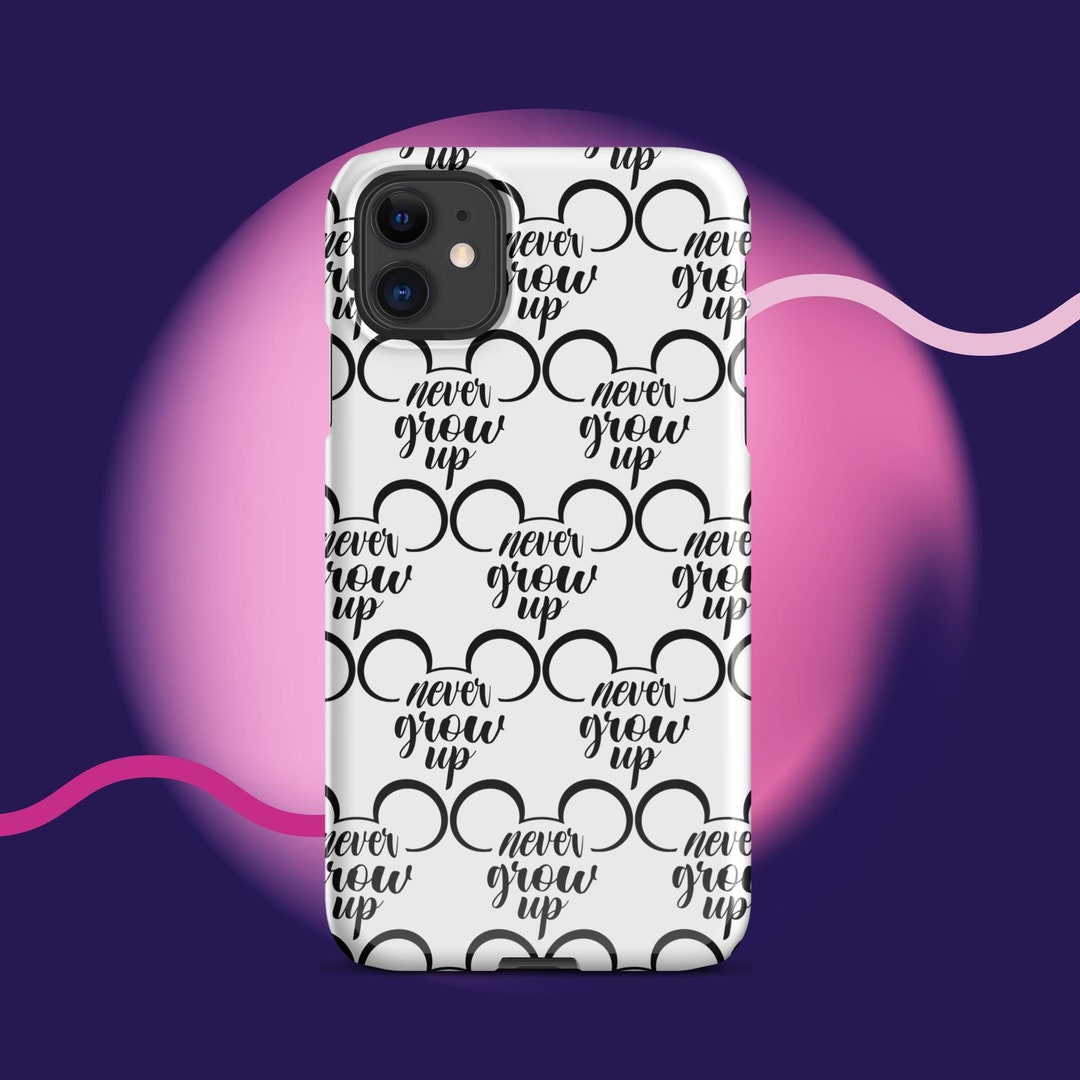 NEVER GROW UP Disney/mickey Snap Case for Iphone® - Etsy