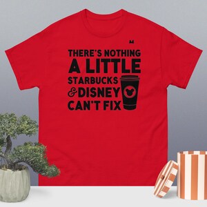 DISNEY & STARBUCKS Gildan Classic tee shirt - Unisex