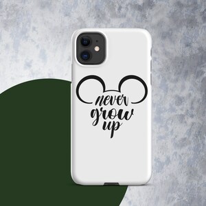 NEVER GROW UP Disney/Mickey Snap case for iPhone®