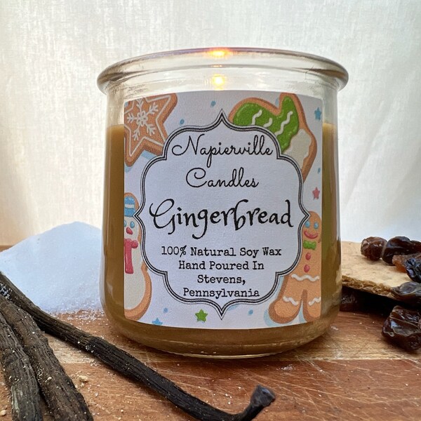 Gingerbread Candles Etsy