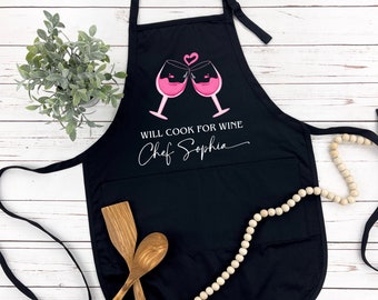 Funny Personalized Apron, Name Apron, Custom Name Apron, Personalize Apron, Chef Apron, Mom Apron, Baking Apron, Baking Gift, Chef Gift