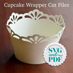 Emballage de cupcake fan Fiesta SVG / Papel Picado mariage, baby shower, décoration de fête d'anniversaire / modèle de fichier de découpe numérique Cricut Silhouette bricolage