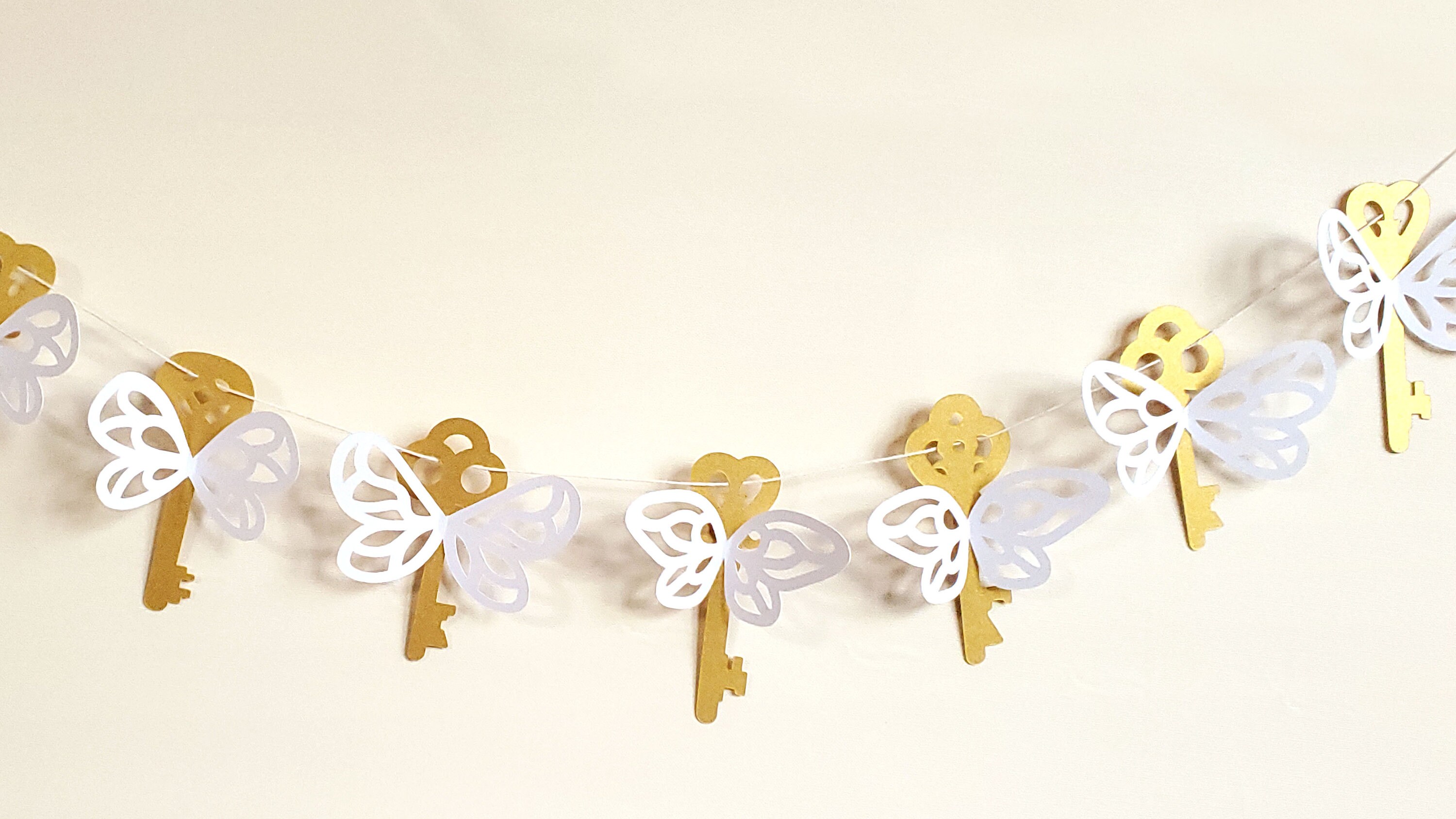 Wizard Key Sign Magical Flying Keys SVG Banner - Wizard Winged Key Inspired Decor / DIY ...