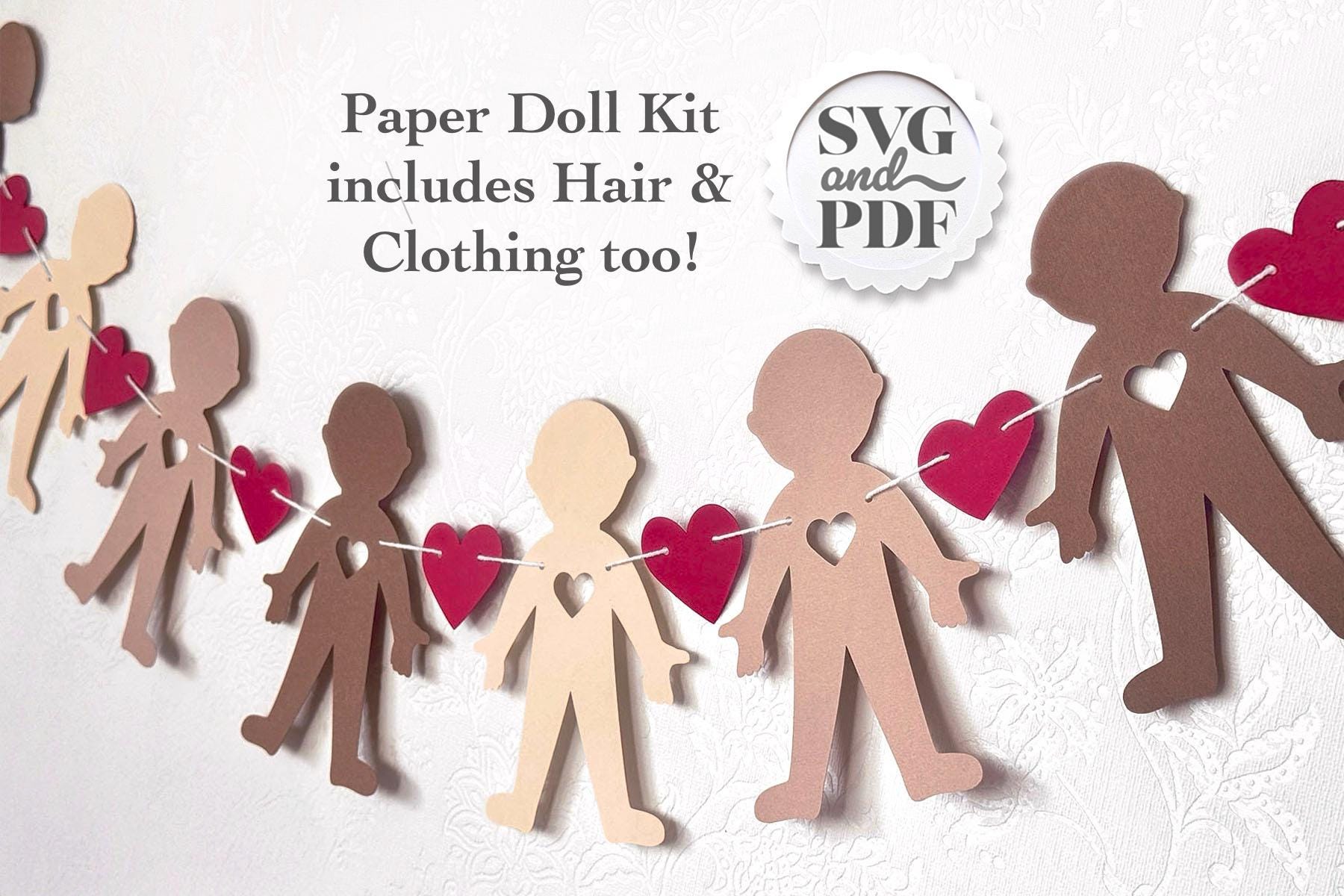 How To Make A String Of Paper Dolls