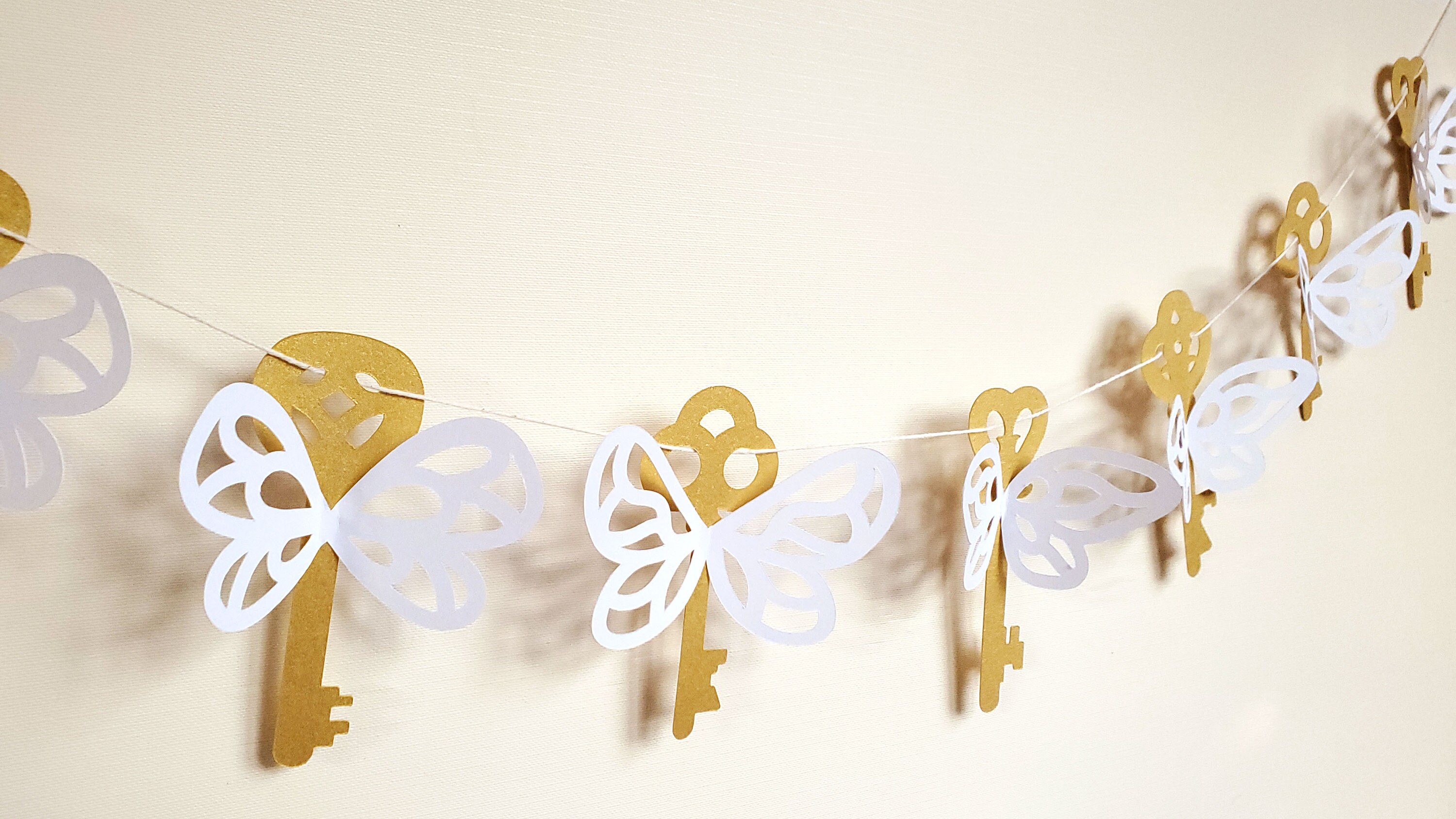 Wizard Key Sign Magical Flying Keys SVG Banner - Wizard Winged Key Inspired Decor / DIY ...