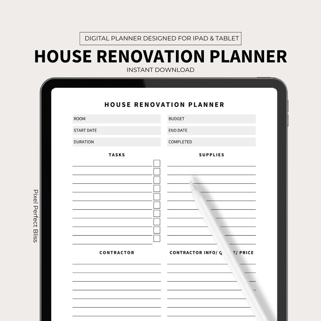 Digital House Renovation Planner, Home Improvement, Home Remodeling ...