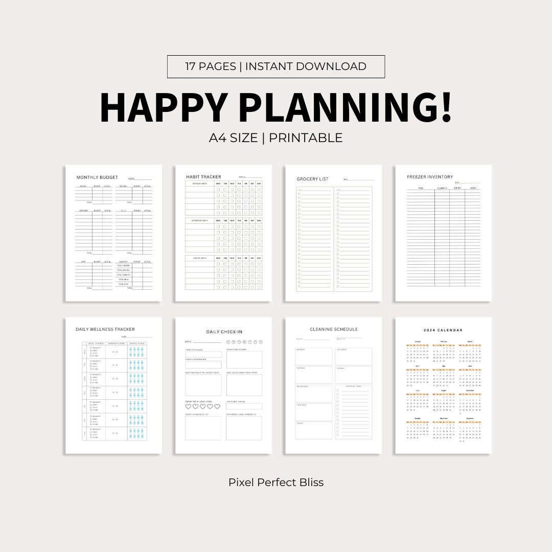Household Planner, House Organization, Family Organizer, Home Binder ...