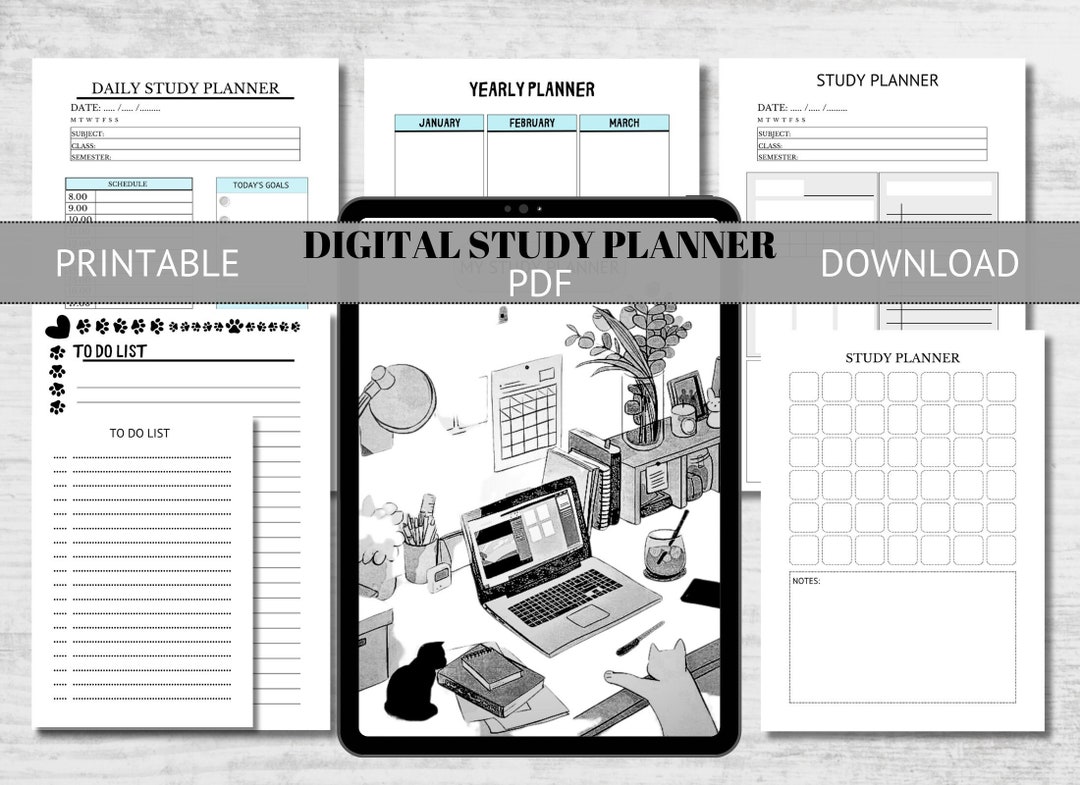Printable Student Planner Academic Planner Printable College - Etsy