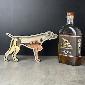 GSP Wood Sculpture: Upland Hunting Dog Art, Bird Hunting Decor, Father's Day Gift