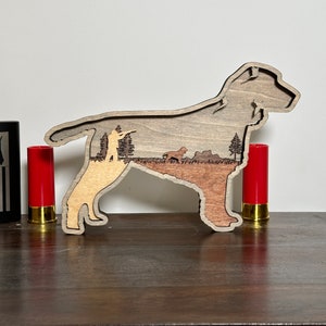 3d working cocker spaniel decor perfect gift for hunters who bird hunt with cocker spaniels outdoor themed decor rabbit hunting beagle art