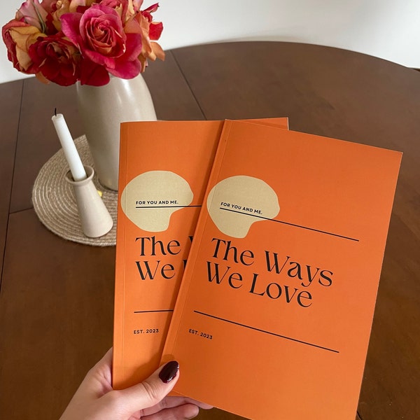 Anniversary Journal Etsy