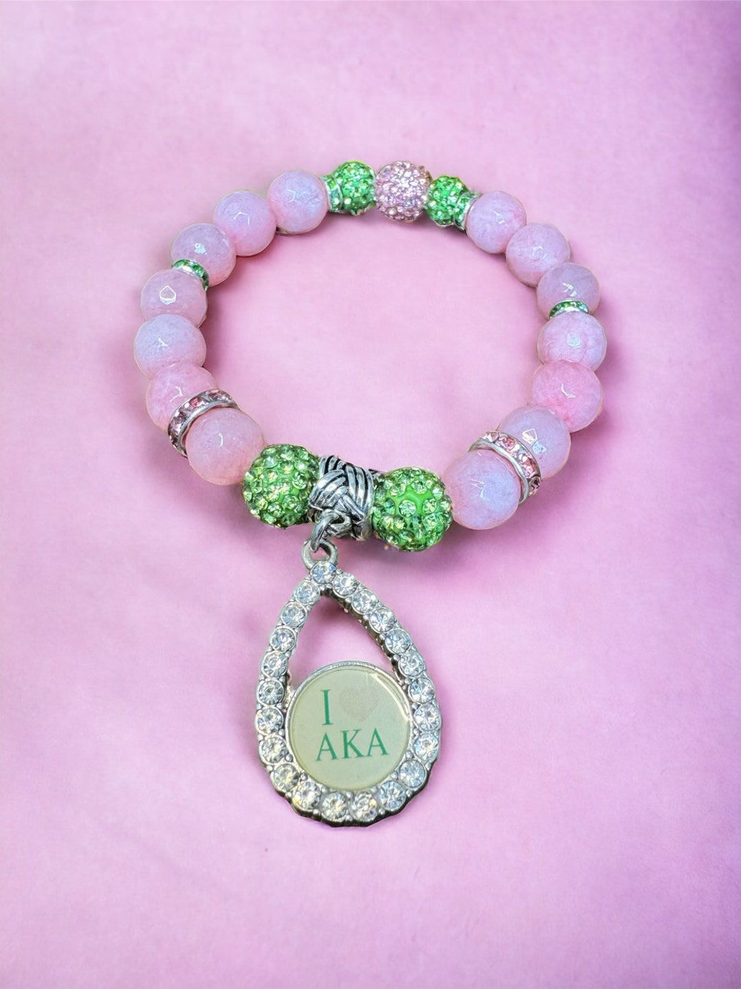 AKA Sorority Bracelet Etsy UK
