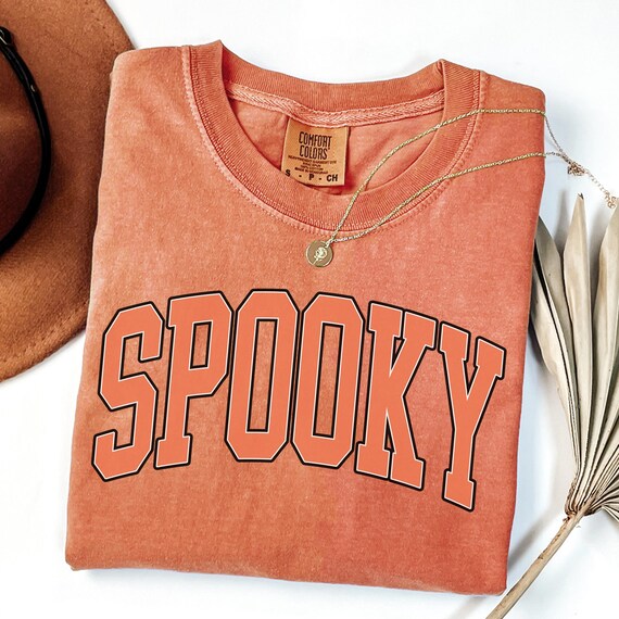 Comfort Colors® Stay Spooky Shirt, Halloween Shirt, Halloween Gift Tee, Womens Halloween Shirt, Spooky Season Shirt, Ghost Halloween Tee