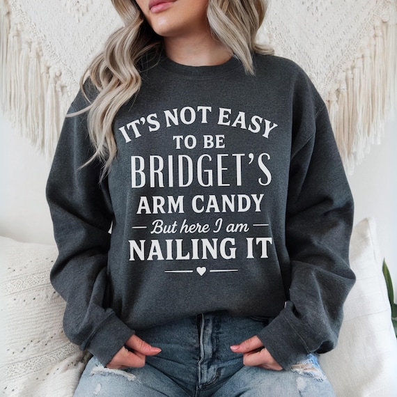 Funny Couples Sweatshirt, Personalized “It’s Not Easy Being the Arm of [Name]” Hoodie Gift