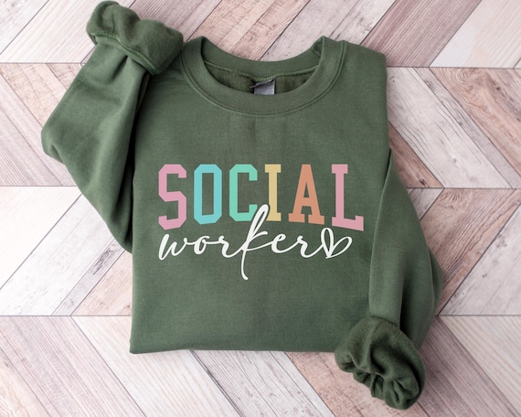 Social Worker Sweatshirt, School Counselor Sweatshirt, MSW LSW Therapist Sweaters